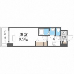 ララプレイスＯＳＡＫＡＤＯＭＥ　ＣＩＴＹフトゥーロの物件間取画像